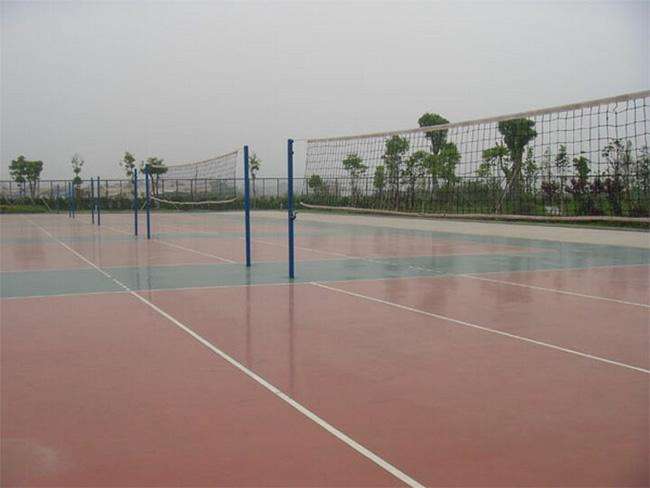 排球场木地板施工